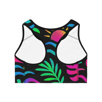 Women's Sports Bra Printify by The Night Shift Automotive Apparel