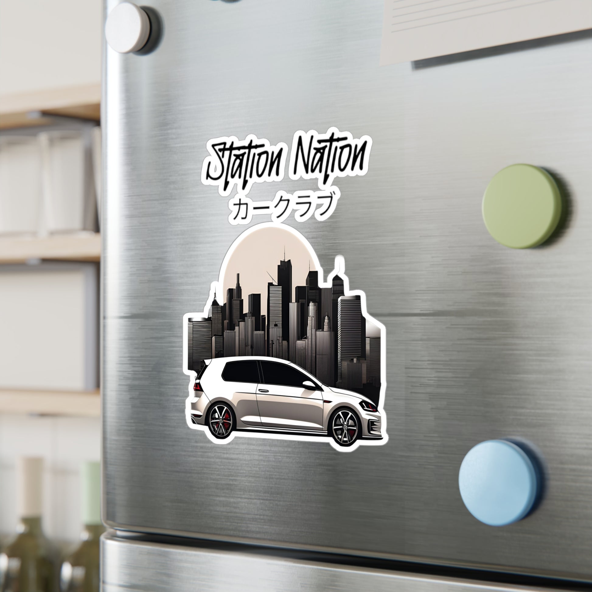 Kiss-Cut Vinyl Decals Printify by The Night Shift Automotive Apparel