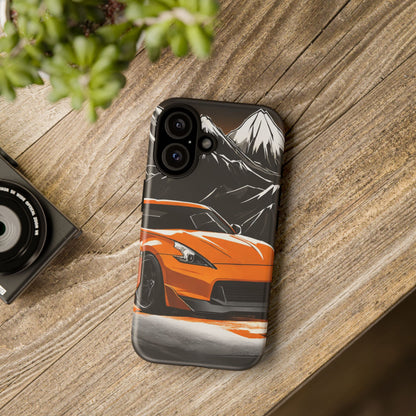 Nissan 370Z Mt Fuji-Dual Layer Ultra Tough Phone Case iPhone 16 Matte Printify by The Night Shift Automotive Apparel