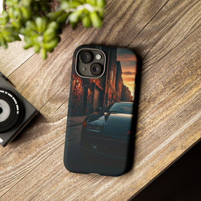 Mitsubishi 3000GT VR4 Street Life-Dual Layer Ultra Tough Phone Case iPhone 15 Matte Printify by The Night Shift Automotive Apparel