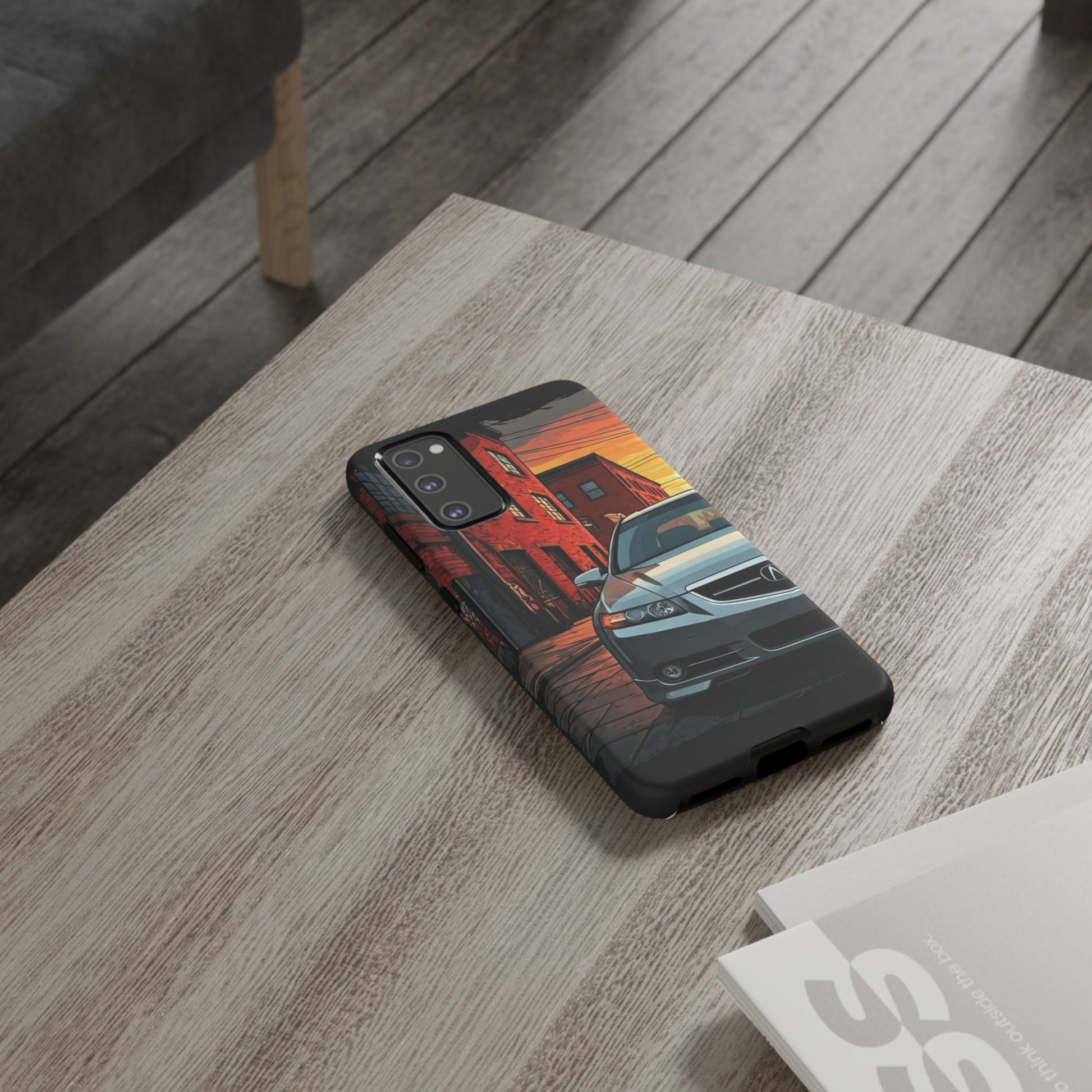 Acura TL Street Life-Dual Layer Ultra Tough Phone Case Samsung Galaxy S20 FE Matte Printify by The Night Shift Automotive Apparel