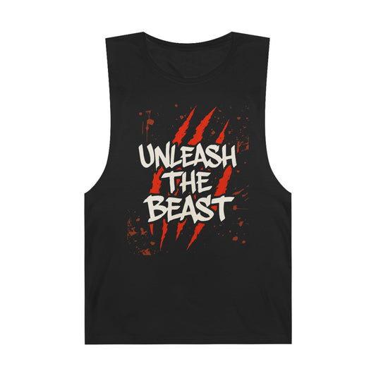 Unleash The Beast - Premium Unisex Barnard Tank Top Black Printify by The Night Shift Automotive Apparel