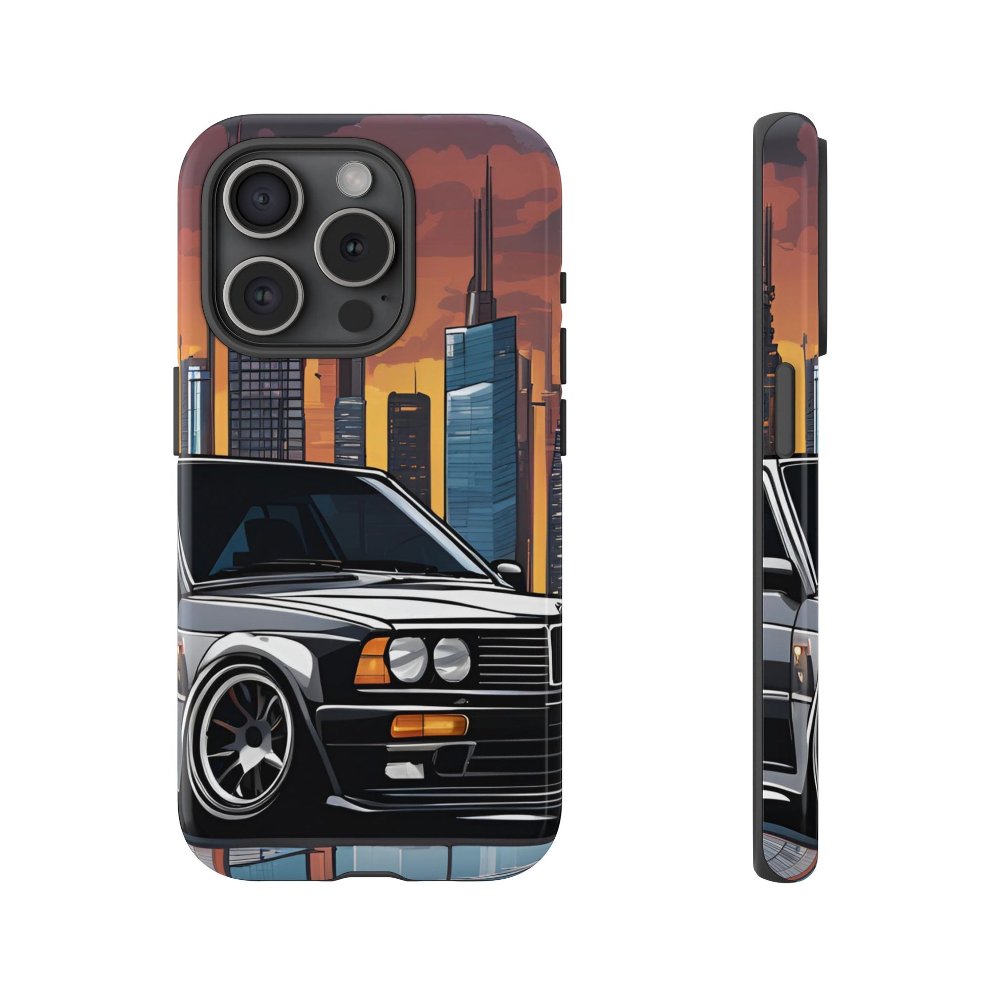 BMW E30 M3-Dual Layer Ultra Tough Phone Case Printify by The Night Shift Automotive Apparel
