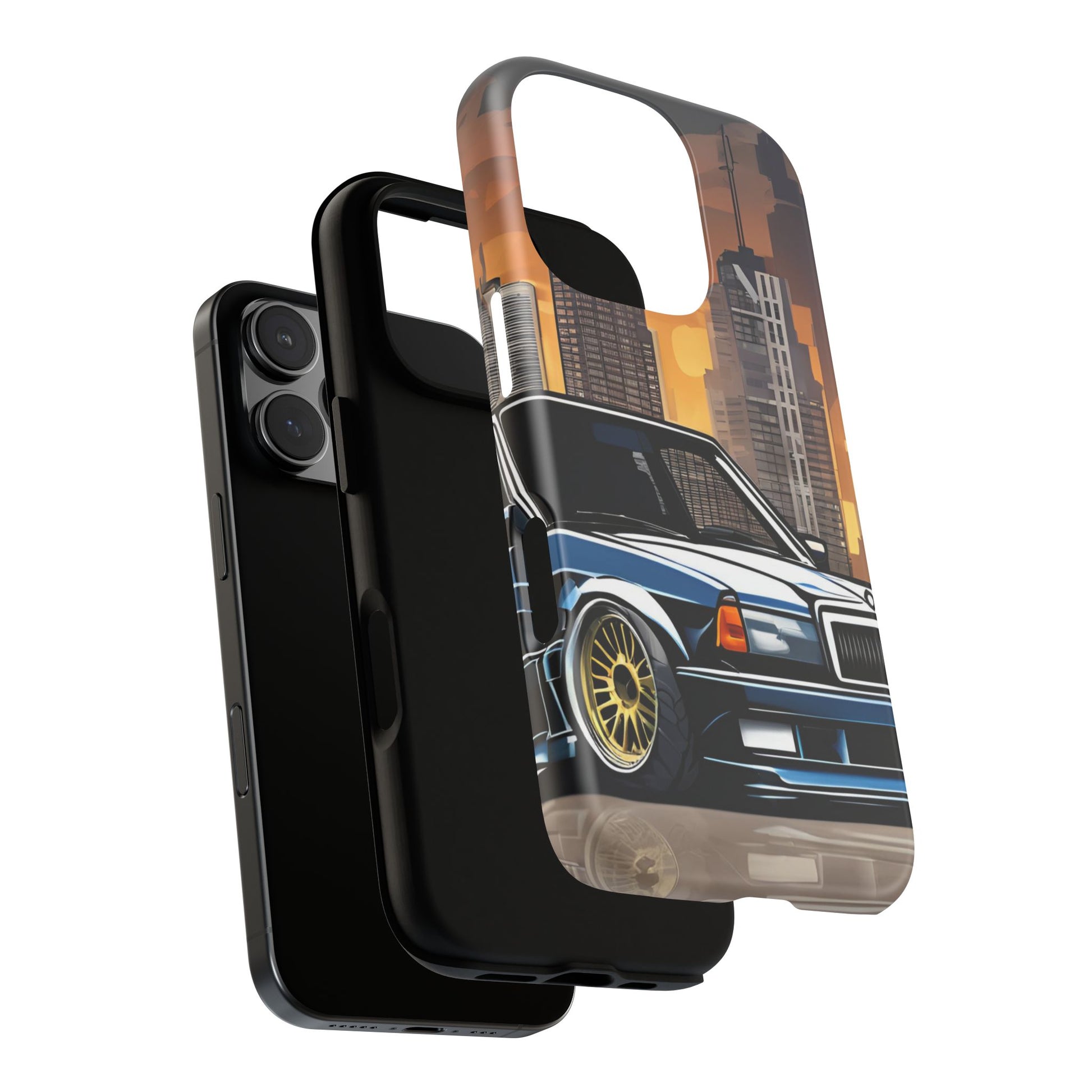 Mercedes Benz 190e Evo-Dual Layer Ultra Tough Phone Case Printify by The Night Shift Automotive Apparel