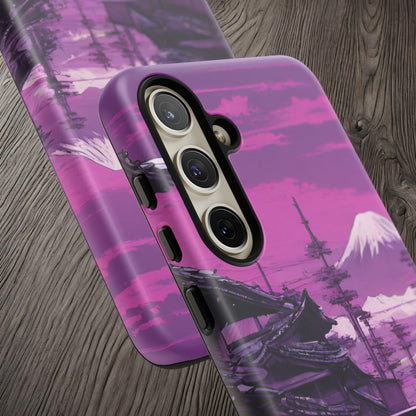Nissan Skyline R34 Mt Fuji-Dual Layer Ultra Tough Phone Case Printify by The Night Shift Automotive Apparel