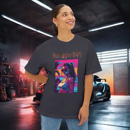 Heatwave-Premium, Ultra Soft Unisex Oversized Boxy Tee Printify by The Night Shift Automotive Apparel