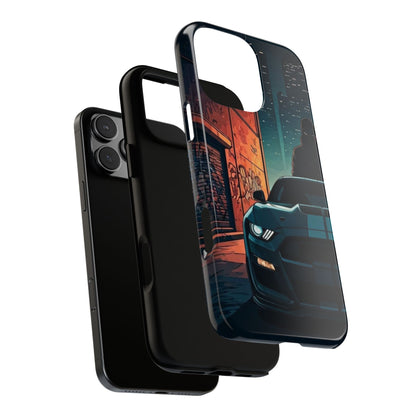 Ford Mustang Shelby GT350 Street Life-Dual Layer Ultra Tough Phone Case Printify by The Night Shift Automotive Apparel