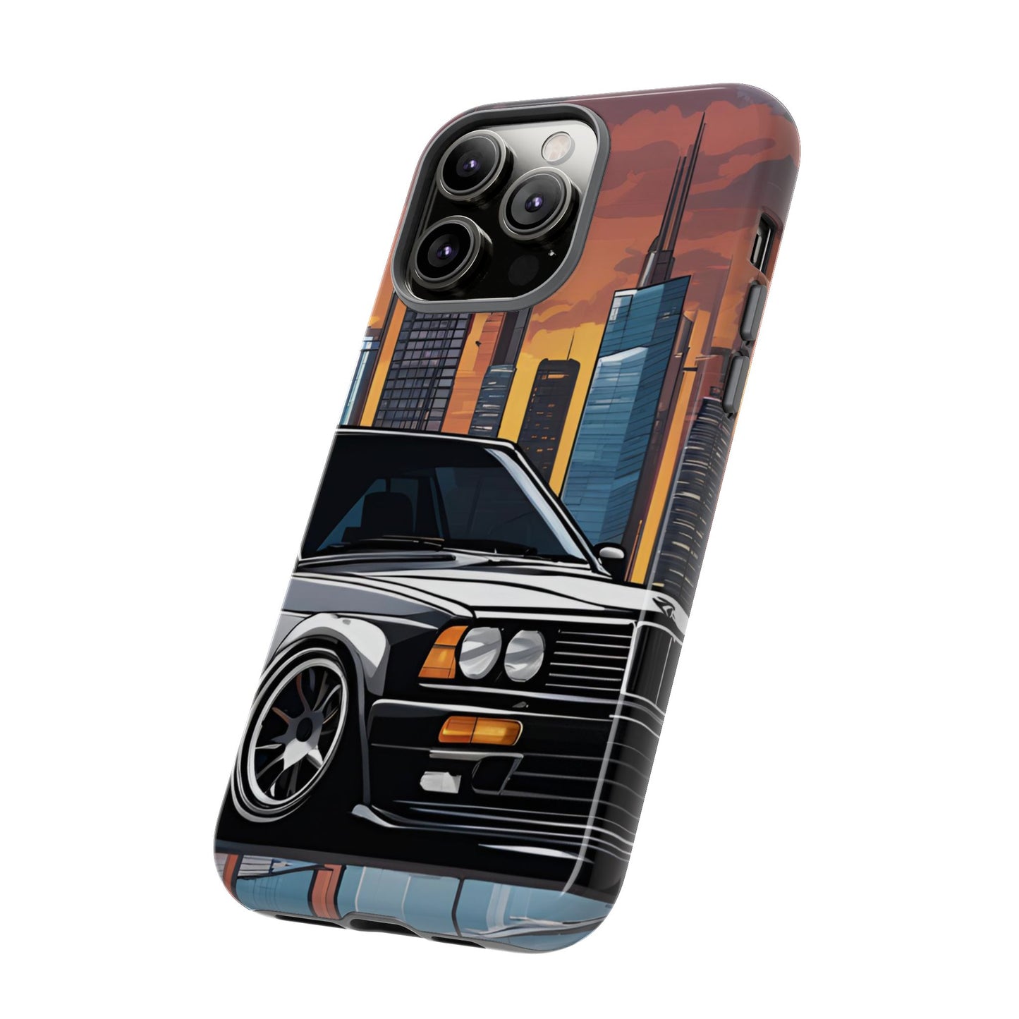 BMW E30 M3-Dual Layer Ultra Tough Phone Case Printify by The Night Shift Automotive Apparel