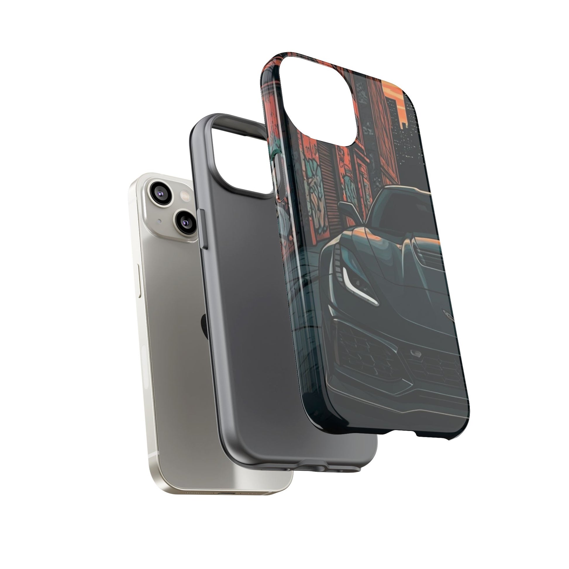 Chevy Corvette C7 Street Life-Dual Layer Ultra Tough Phone Case Printify by The Night Shift Automotive Apparel