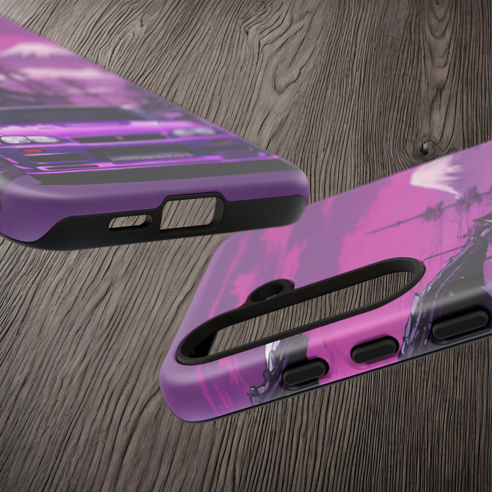 Nissan Skyline R34 Mt Fuji-Dual Layer Ultra Tough Phone Case Printify by The Night Shift Automotive Apparel