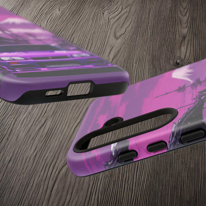 Nissan Skyline R34 Mt Fuji-Dual Layer Ultra Tough Phone Case Printify by The Night Shift Automotive Apparel