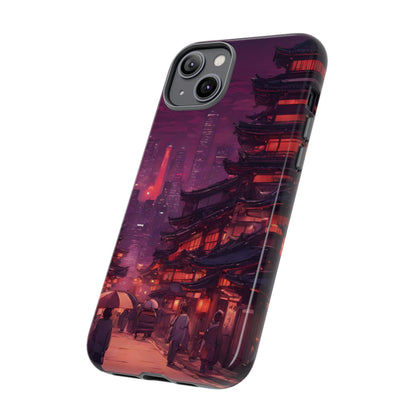 Traditional Japanese Village Countryside-Dual Layer Ultra Tough Phone Case Printify by The Night Shift Automotive Apparel