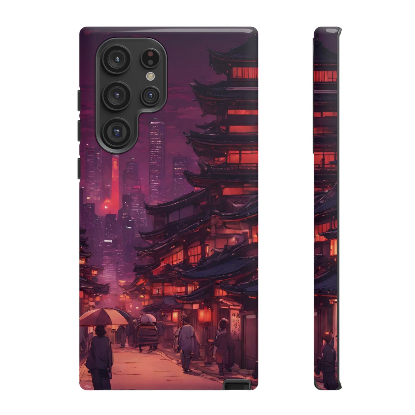 Traditional Japanese Village Countryside-Dual Layer Ultra Tough Phone Case Printify by The Night Shift Automotive Apparel