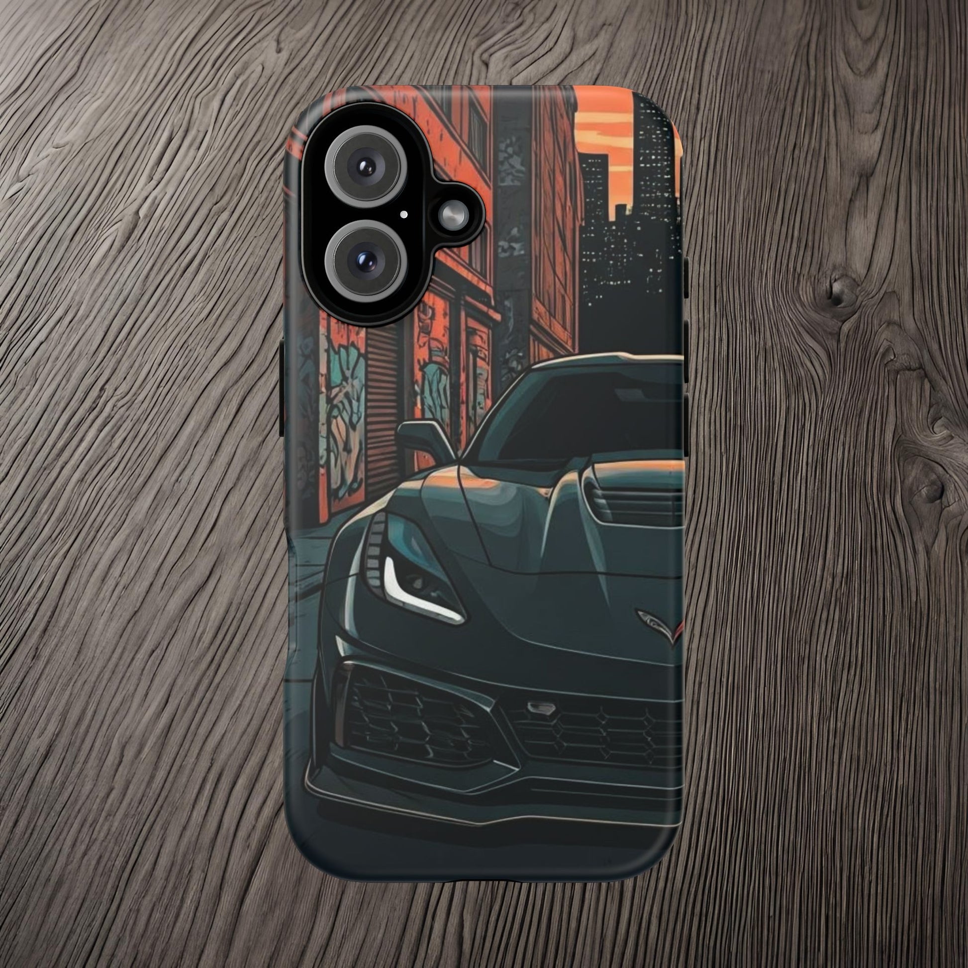 Chevy Corvette C7 Street Life-Dual Layer Ultra Tough Phone Case Printify by The Night Shift Automotive Apparel