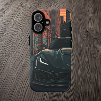 Chevy Corvette C7 Street Life-Dual Layer Ultra Tough Phone Case Printify by The Night Shift Automotive Apparel