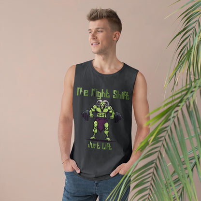 Just Lift - Ram Body Builder - Premium Unisex Barnard Tank Top Printify by The Night Shift Automotive Apparel