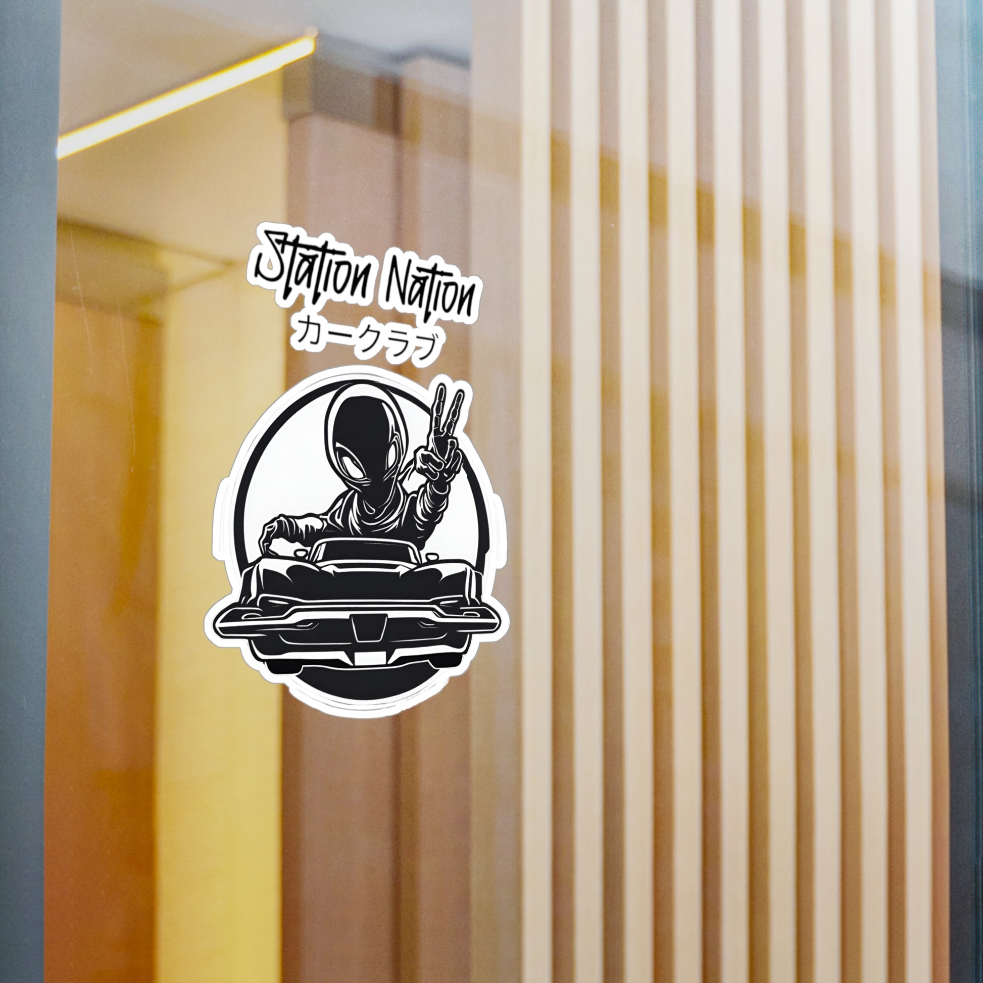 Kiss-Cut Vinyl Decals Printify by The Night Shift Automotive Apparel