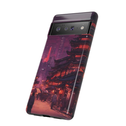 Traditional Japanese Village Countryside-Dual Layer Ultra Tough Phone Case Printify by The Night Shift Automotive Apparel