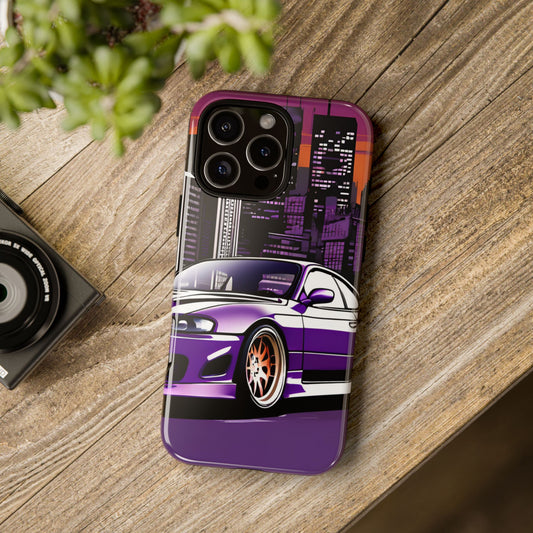 Nissan 240sx S15-Dual Layer Ultra Tough Phone Case iPhone 16 Pro Max Glossy Printify by The Night Shift Automotive Apparel