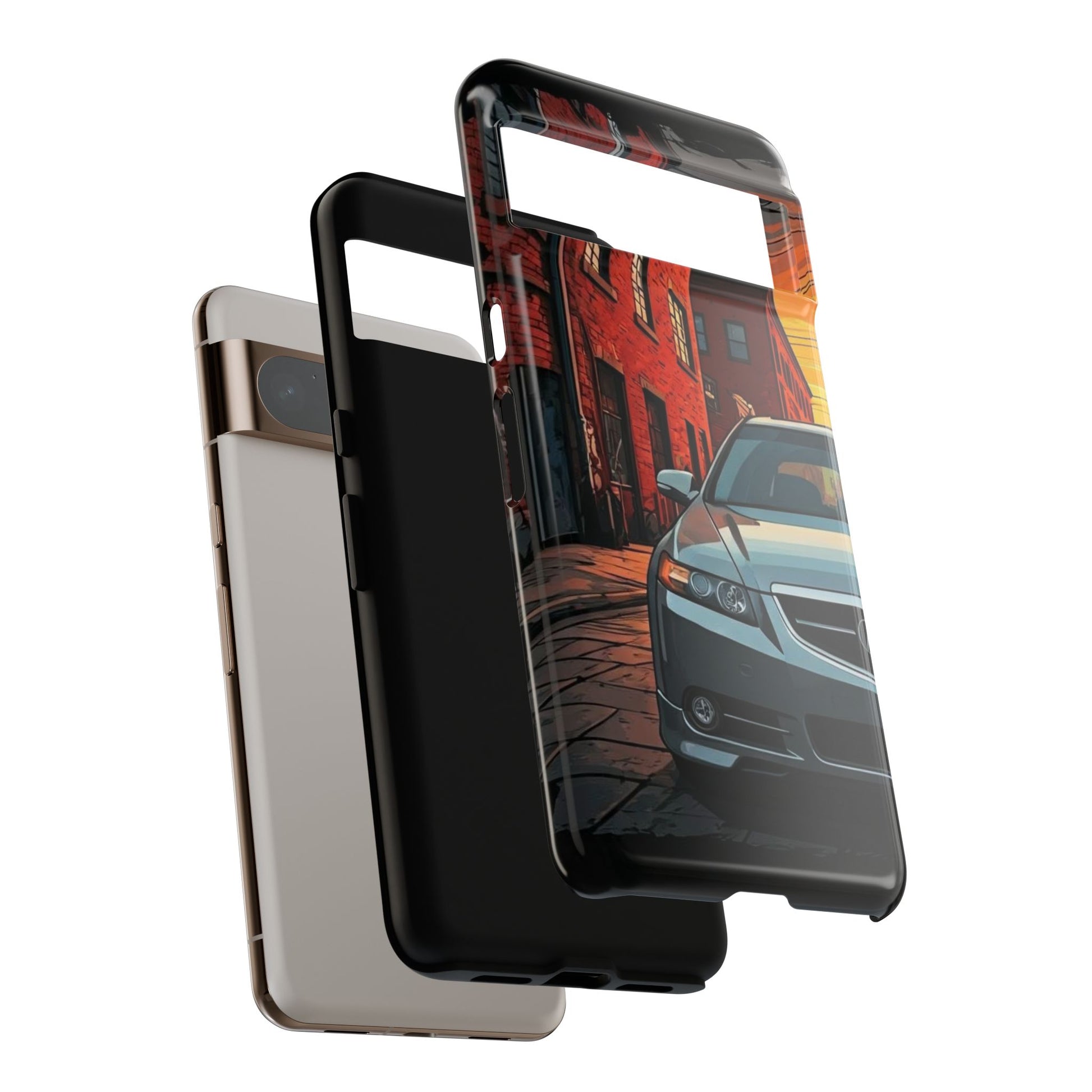Acura TL Street Life-Dual Layer Ultra Tough Phone Case Printify by The Night Shift Automotive Apparel