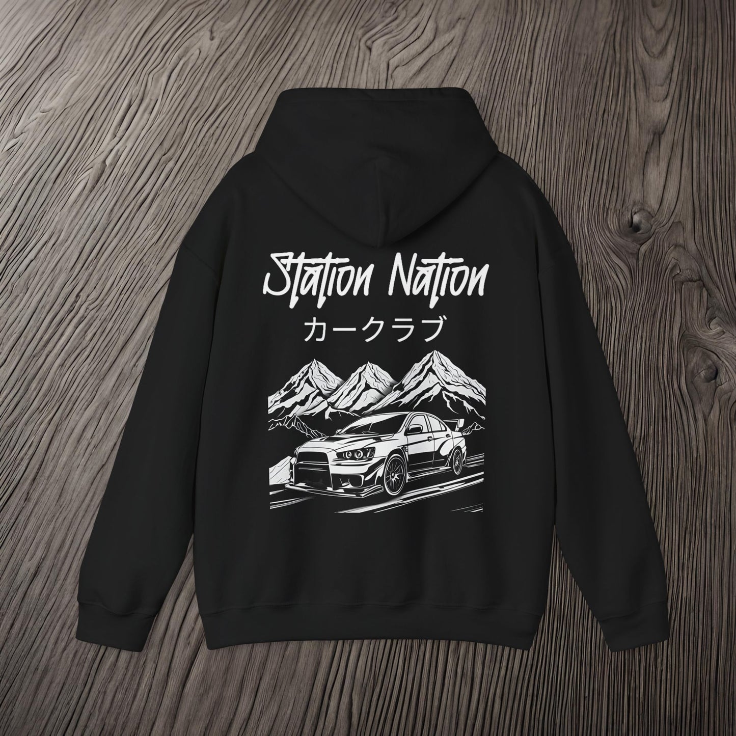 Station Nation-Ultra Soft, Premium Hoodie Printify by The Night Shift Automotive Apparel