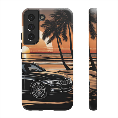 BMW Sunset On The Beach-Dual Layer Ultra Tough Phone Case Printify by The Night Shift Automotive Apparel