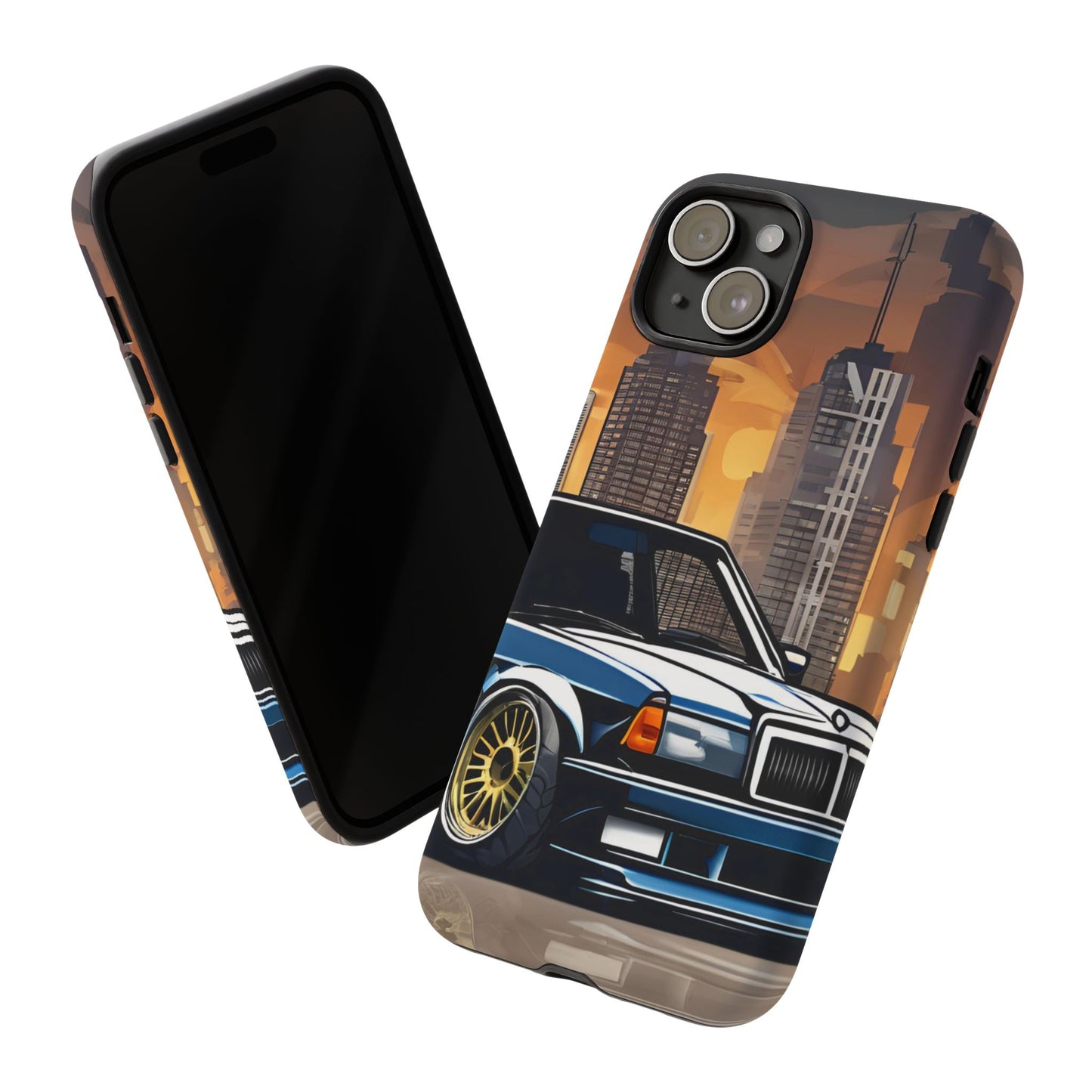 Mercedes Benz 190e Evo-Dual Layer Ultra Tough Phone Case Printify by The Night Shift Automotive Apparel