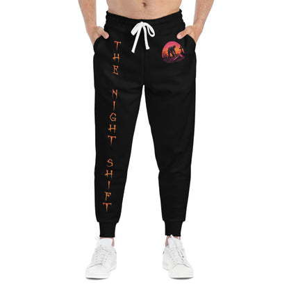 Drift, Shift Graveyard- Premium, Ultra Soft Athletic Joggers Printify by The Night Shift Automotive Apparel