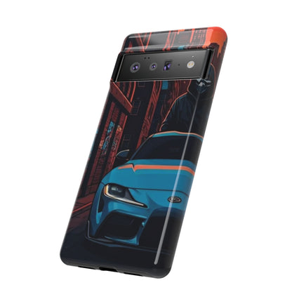 Toyota Supra MK-V Street Life-Dual Layer Ultra Tough Phone Case Printify by The Night Shift Automotive Apparel