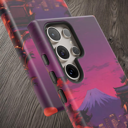 Traditional Japanese Village Countryside-Dual Layer Ultra Tough Phone Case Printify by The Night Shift Automotive Apparel