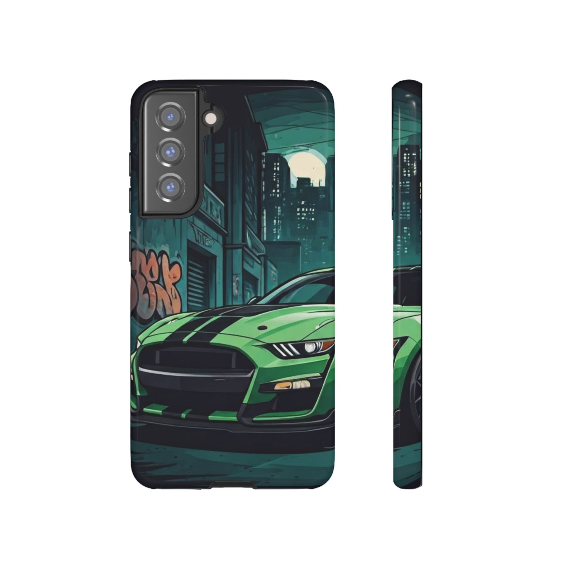 Ford Mustang Shelby GT500 Street Life-Dual Layer Ultra Tough Phone Case Printify by The Night Shift Automotive Apparel