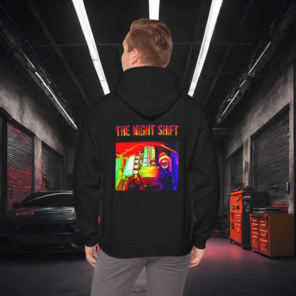 3S-GE Beams Turbo Synthwave-Premium, Ultra Soft Unisex Hoodie Black Printify by The Night Shift Automotive Apparel