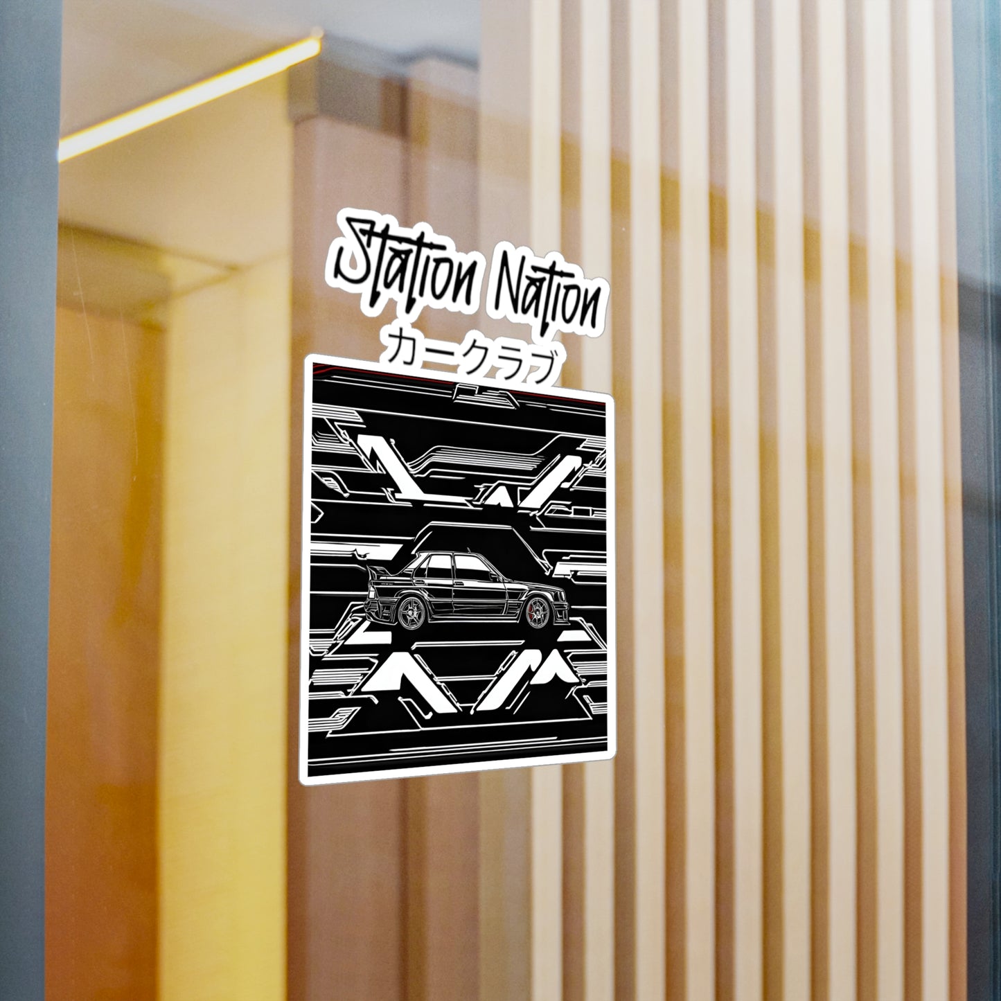 Kiss-Cut Vinyl Decals Printify by The Night Shift Automotive Apparel