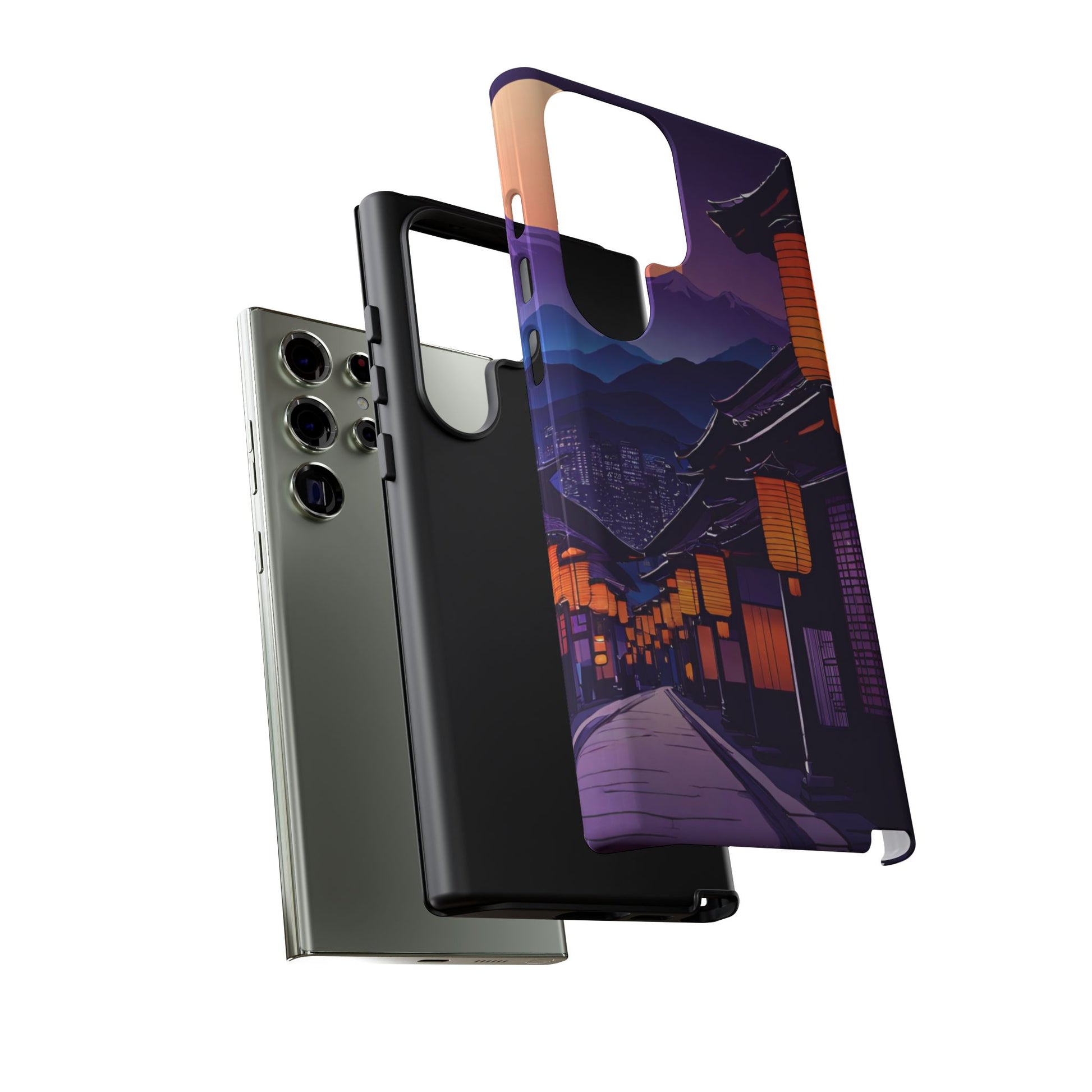Traditional Japanese Village Countryside-Dual Layer Ultra Tough Phone Case Printify by The Night Shift Automotive Apparel
