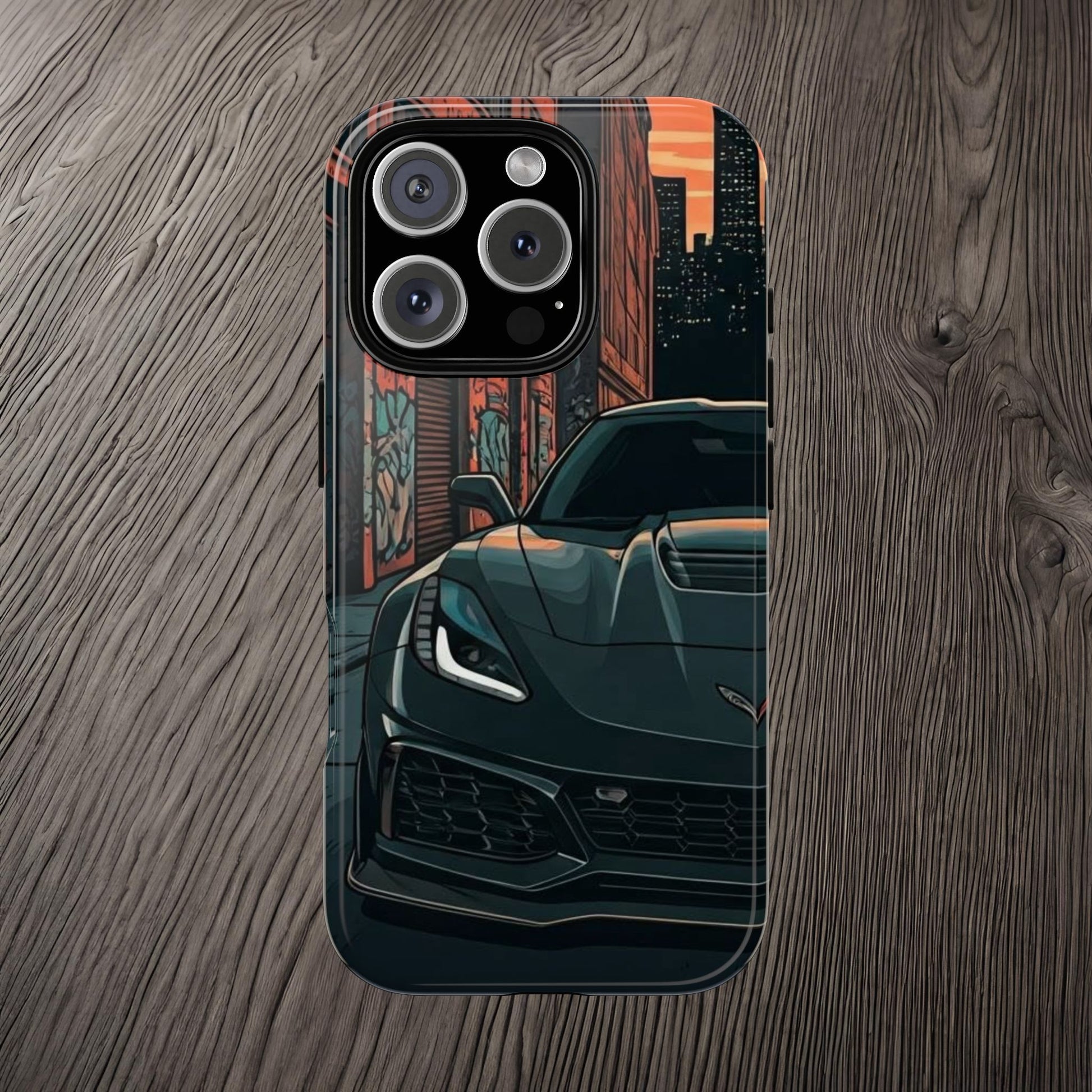 Chevy Corvette C7 Street Life-Dual Layer Ultra Tough Phone Case Printify by The Night Shift Automotive Apparel