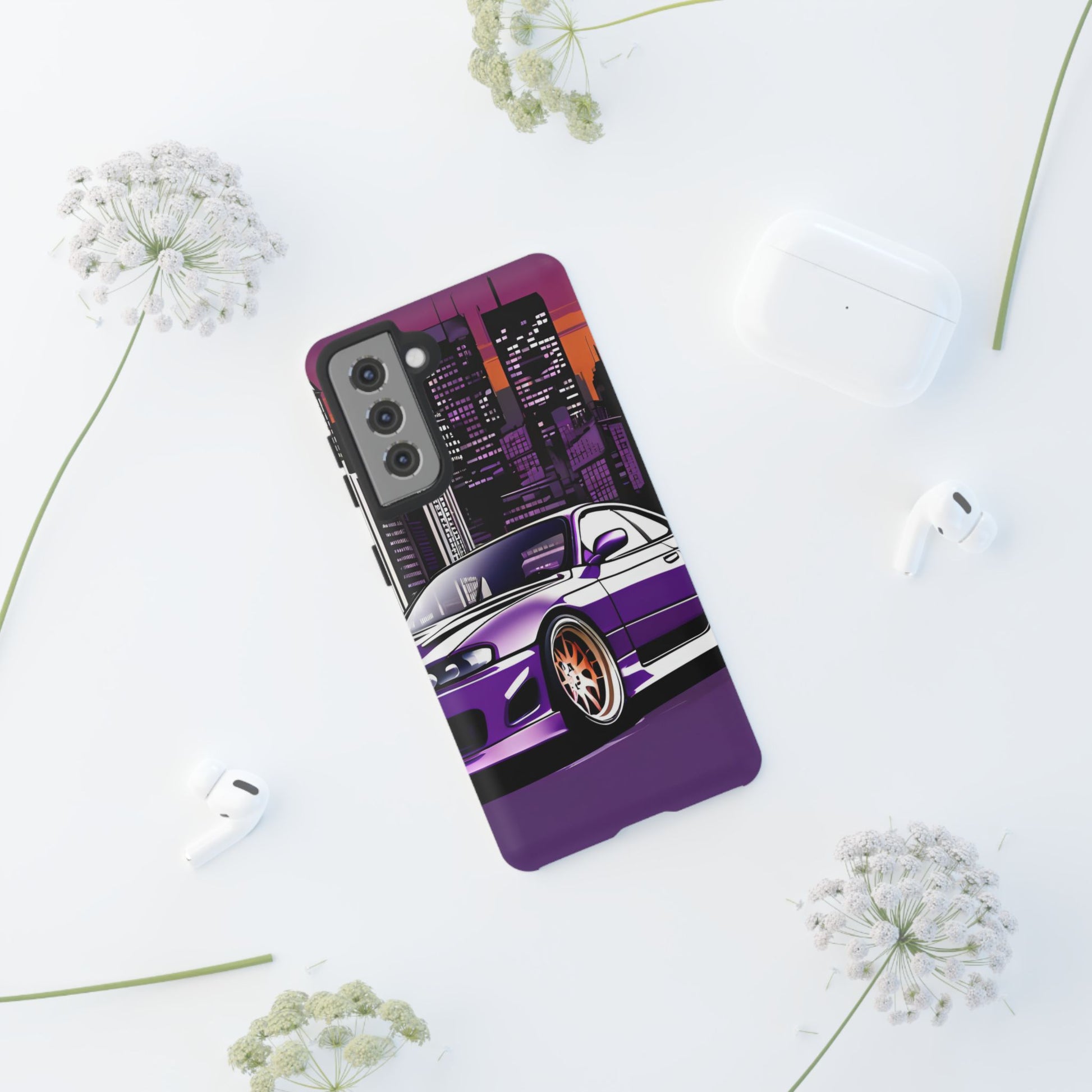 Nissan 240sx S15-Dual Layer Ultra Tough Phone Case Printify by The Night Shift Automotive Apparel