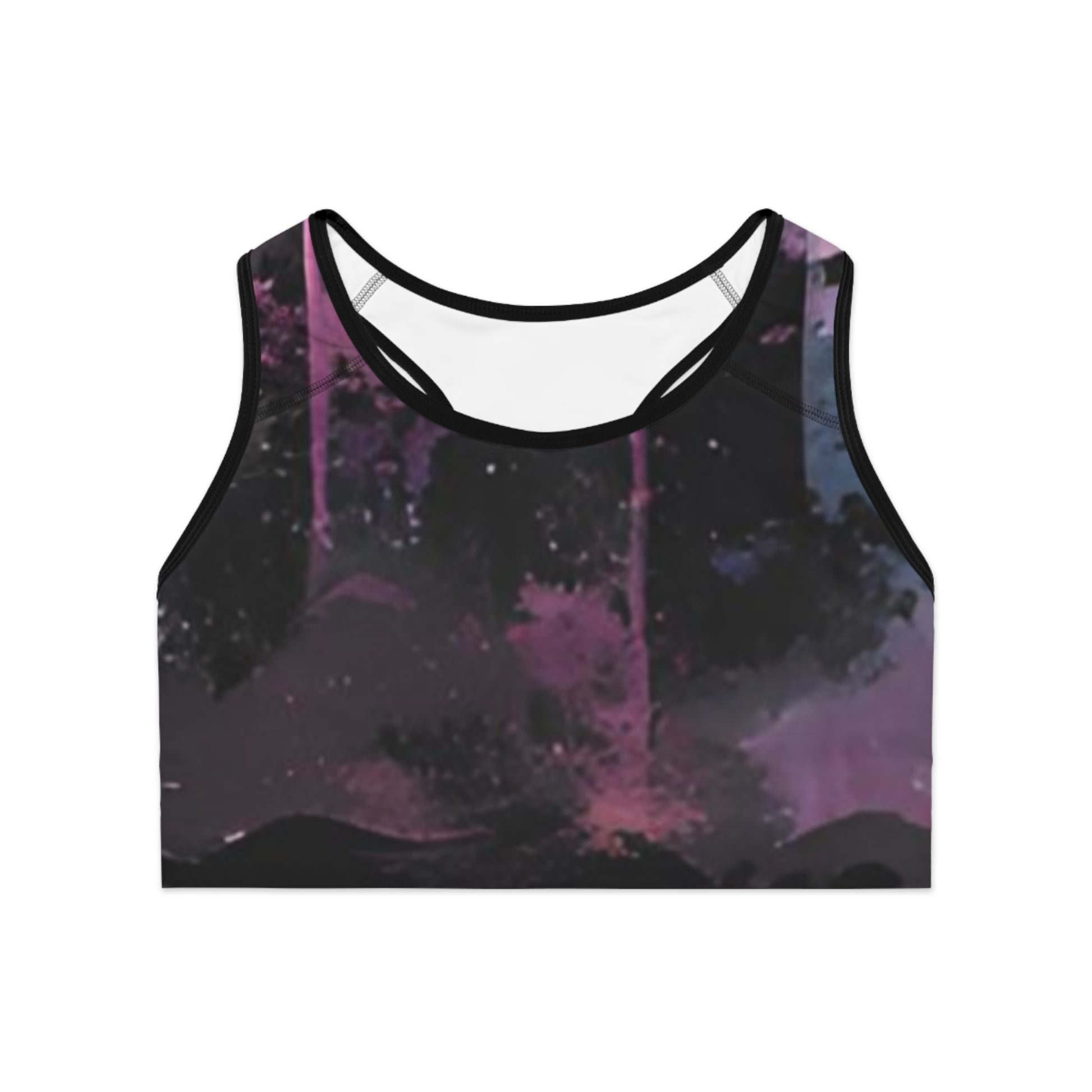 Women's Sports Bra Printify by The Night Shift Automotive Apparel