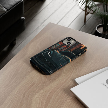 Chevy Corvette C7 Street Life-Dual Layer Ultra Tough Phone Case iPhone 14 Glossy Printify by The Night Shift Automotive Apparel