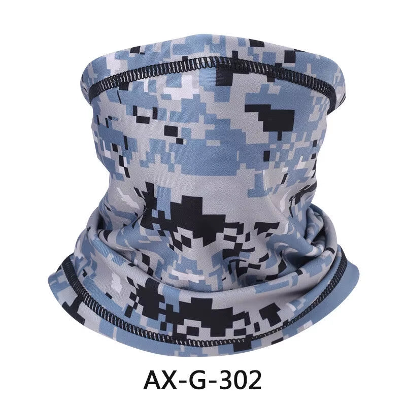 Skull Bandana Fleece Neck Gaiter Half Face Mask