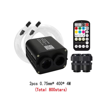 20W RGB Dual Output Starlight Headliner Kit With Music Control Smart App