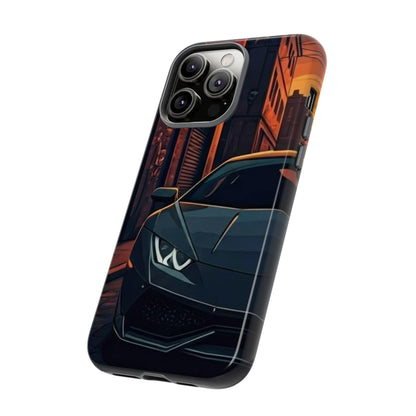 Lamborghini Huracan Street Life-Dual Layer Ultra Tough Phone Case Printify by The Night Shift Automotive Apparel