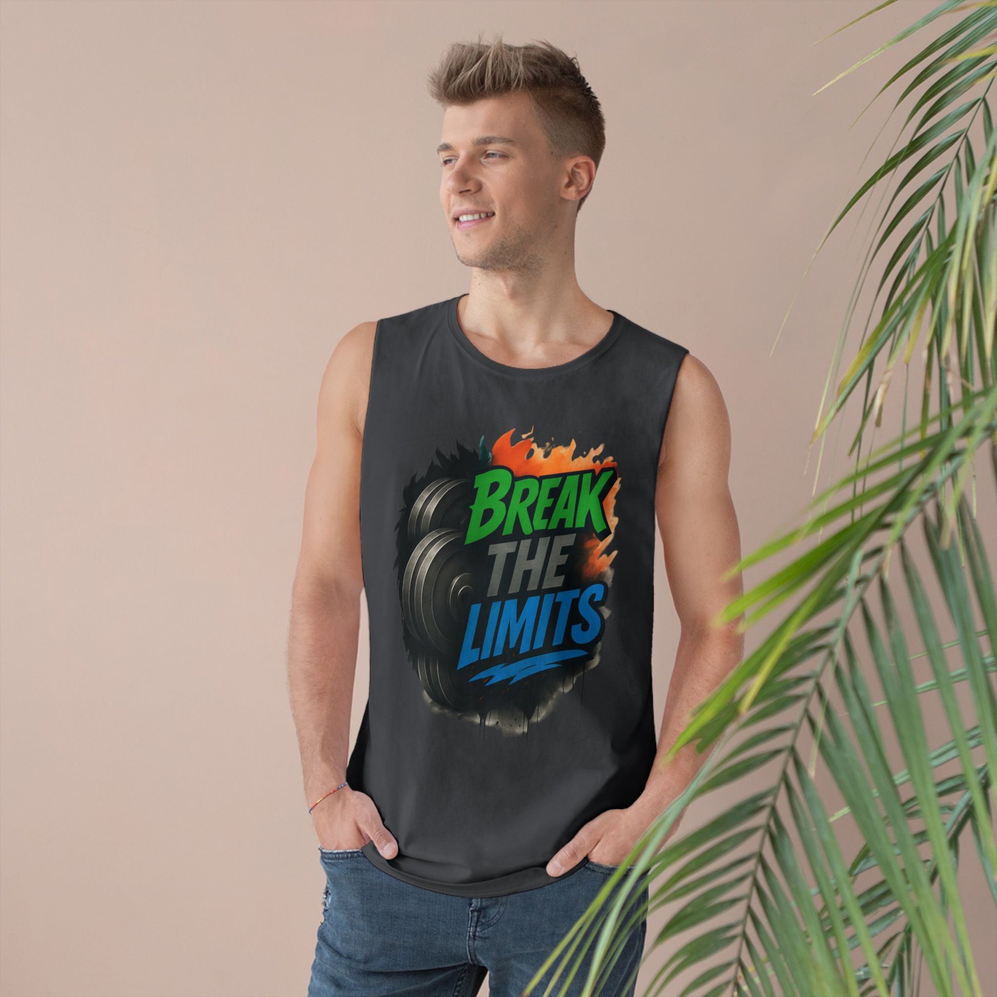 Break The Limits - Premium Unisex Barnard Tank Top Printify by The Night Shift Automotive Apparel