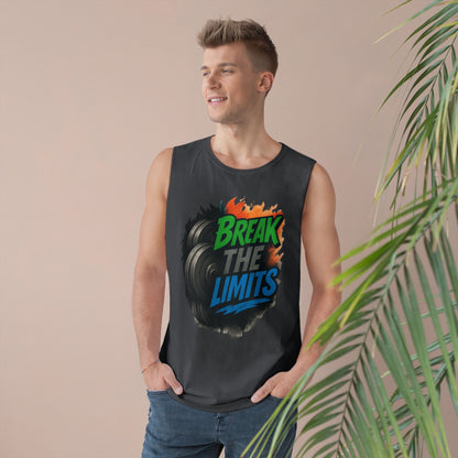 Break The Limits - Premium Unisex Barnard Tank Top Printify by The Night Shift Automotive Apparel