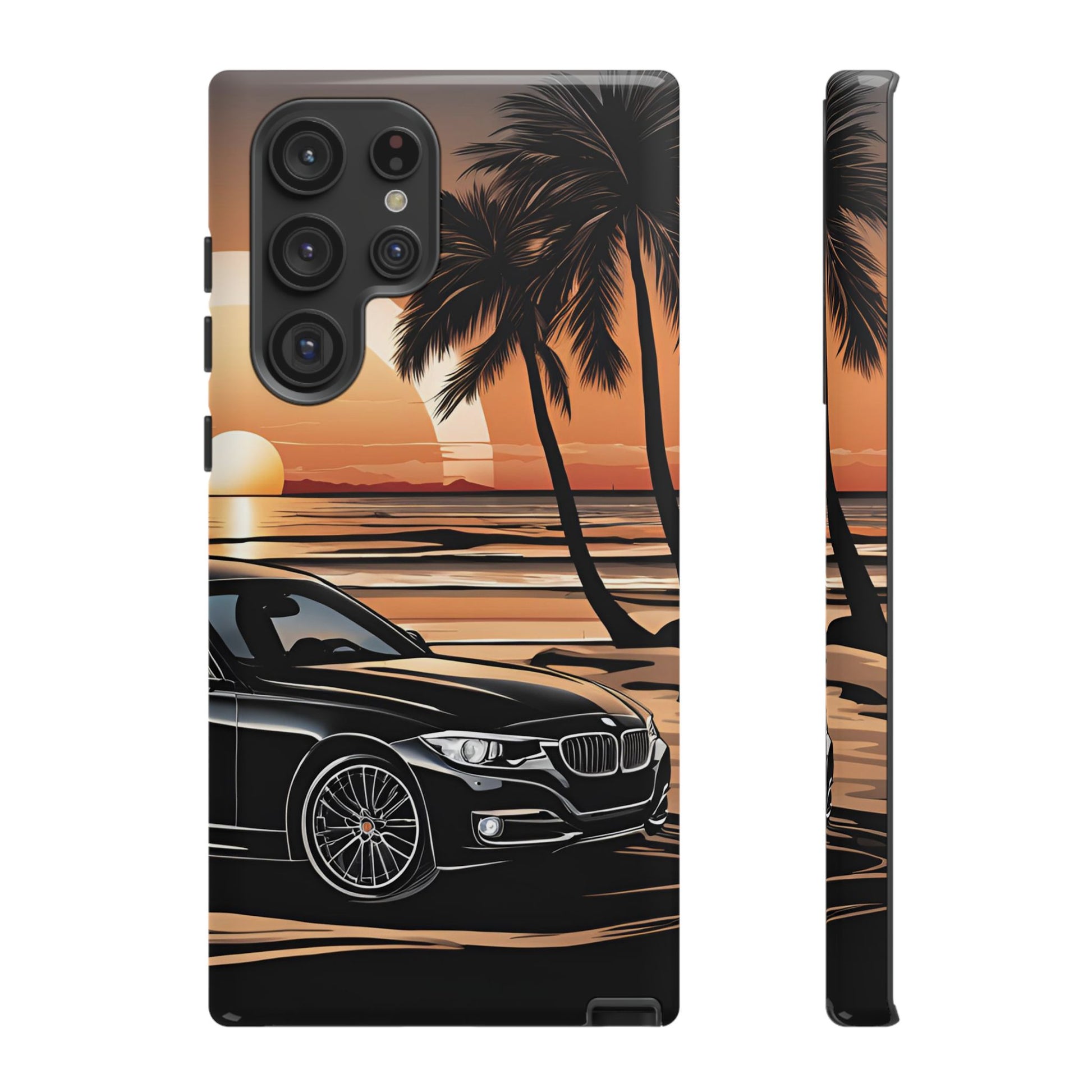 BMW Sunset On The Beach-Dual Layer Ultra Tough Phone Case Printify by The Night Shift Automotive Apparel