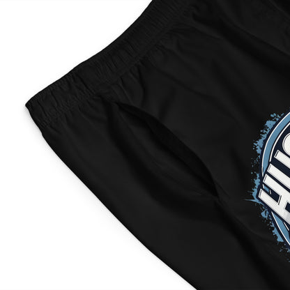 Hustle For The Muscle - Men's Relaxed Fit Board Shorts Printify by The Night Shift Automotive Apparel