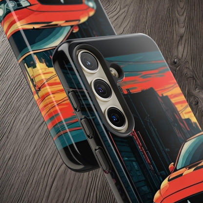 Mitsubishi Evo X Street Life-Dual Layer Ultra Tough Phone Case Printify by The Night Shift Automotive Apparel