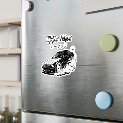 Kiss-Cut Vinyl Decals Printify by The Night Shift Automotive Apparel