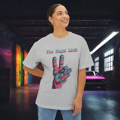 Lets Tandem-Premium, Ultra Soft, Unisex Oversized Boxy Tee Printify by The Night Shift Automotive Apparel