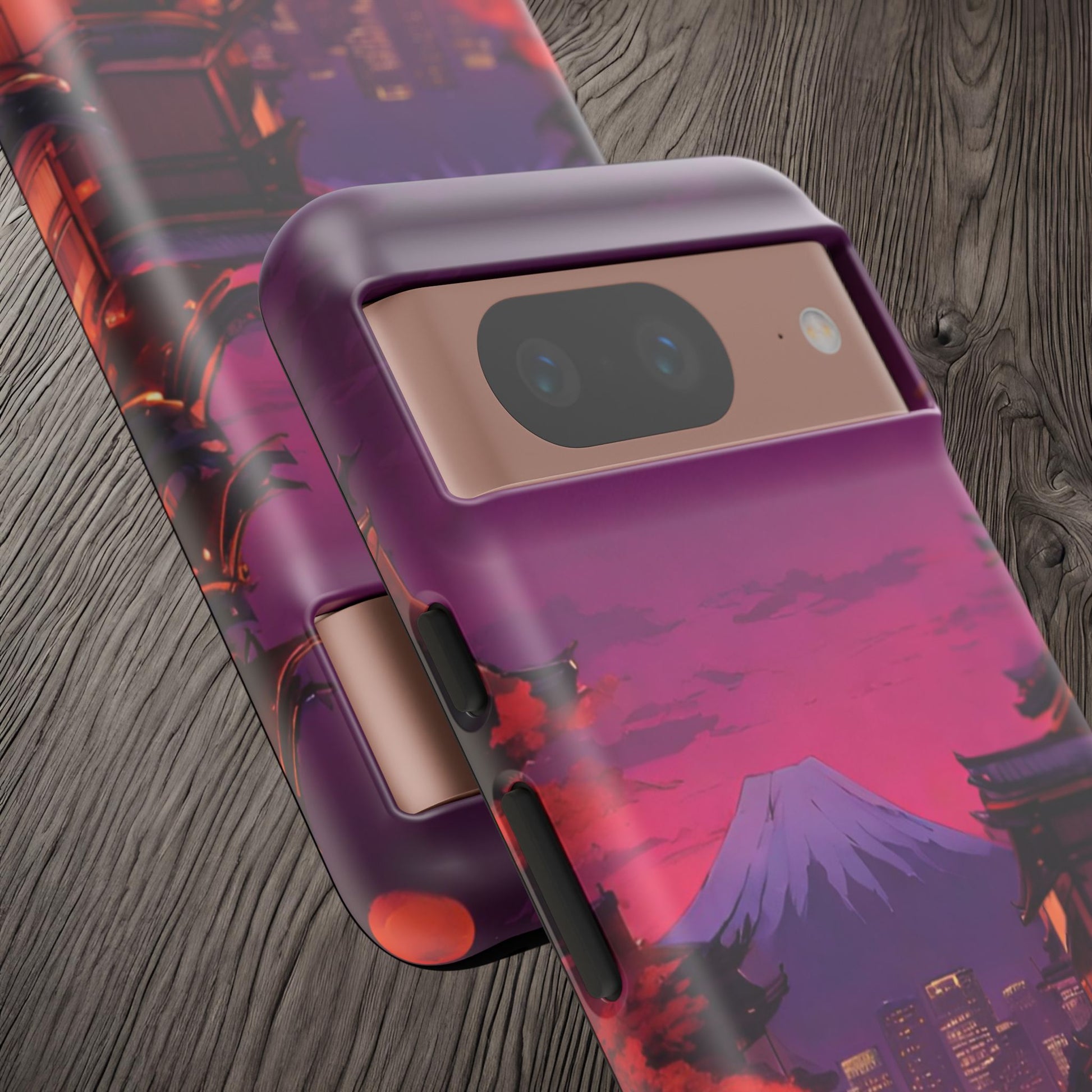 Traditional Japanese Village Countryside-Dual Layer Ultra Tough Phone Case Printify by The Night Shift Automotive Apparel