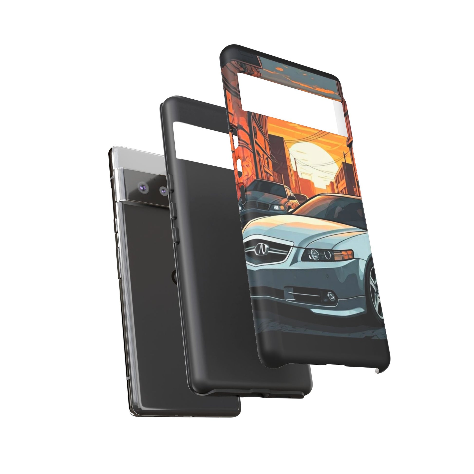 Acura TL Street Life-Dual Layer Ultra Tough Phone Case Printify by The Night Shift Automotive Apparel